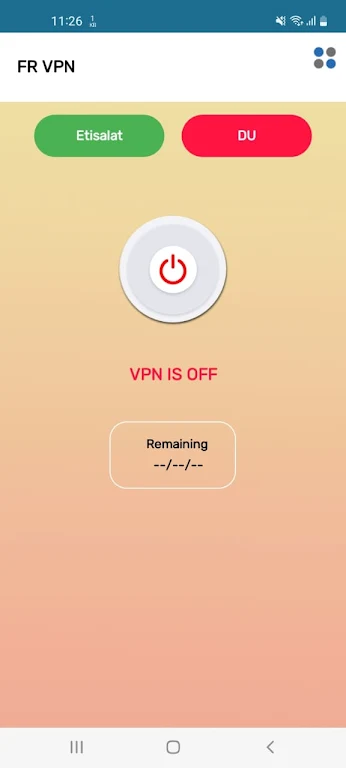 Fr vpn  Screenshot 1