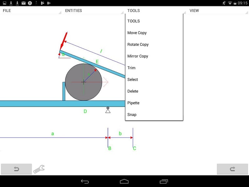 MobilCAD 2d Pro CAD  Screenshot 1