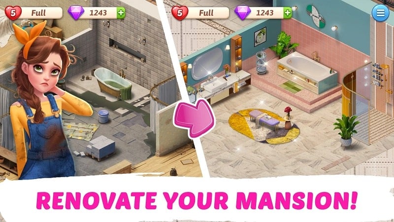 My Story – Mansion Makeover  Screenshot 2