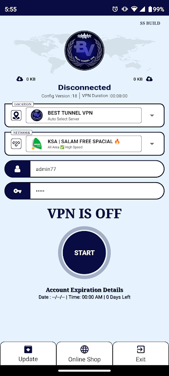 BEST TUNNEL VPN  Screenshot 1