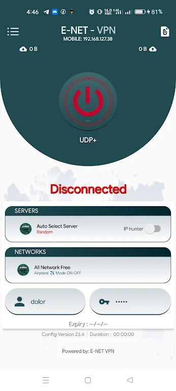 E-NET VPN  Screenshot 2