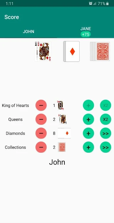 Card Scores  Screenshot 2