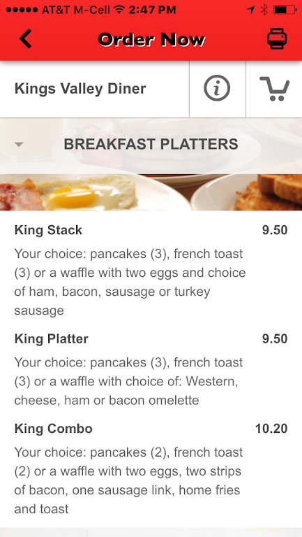 Kings Valley Diner  Screenshot 2