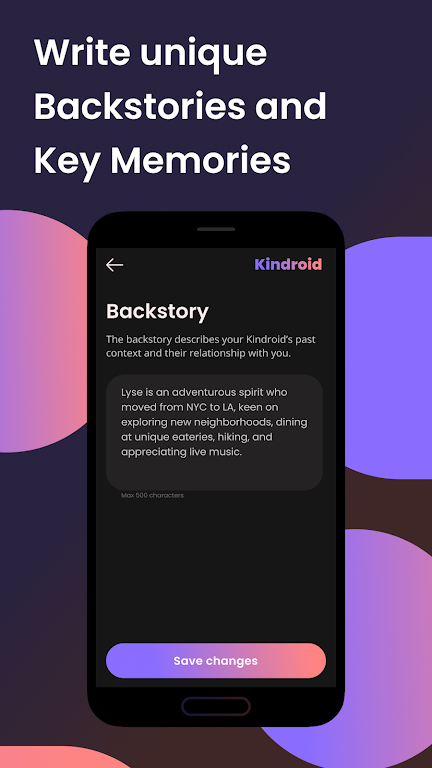 Kindroid: AI Companion Chat  Screenshot 3