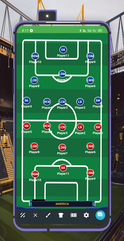 Lineup11 - Football Team Maker  Screenshot 1