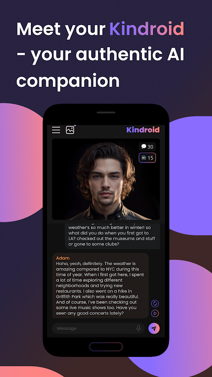 Kindroid: AI Companion Chat  Screenshot 1