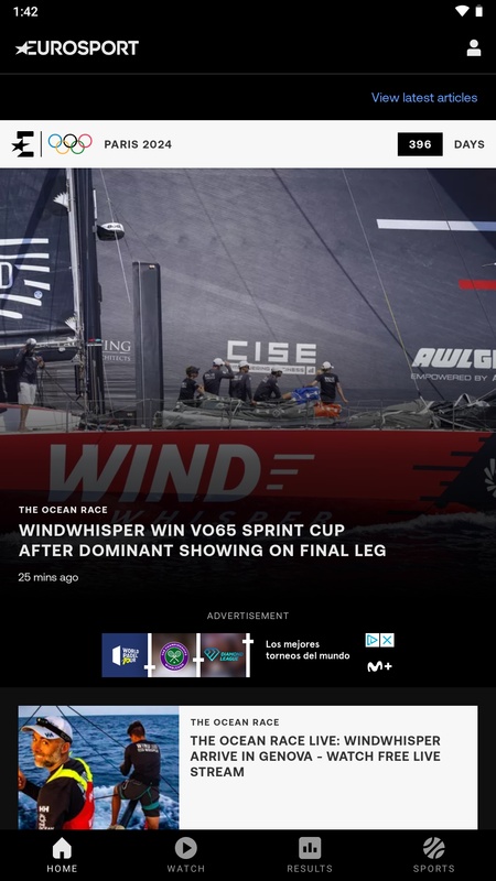 Eurosport: News & Results  Screenshot 1