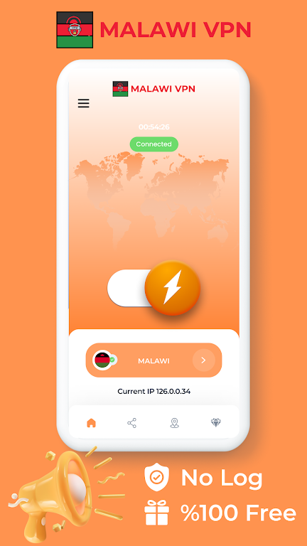 Malawi VPN - Private Proxy  Screenshot 1