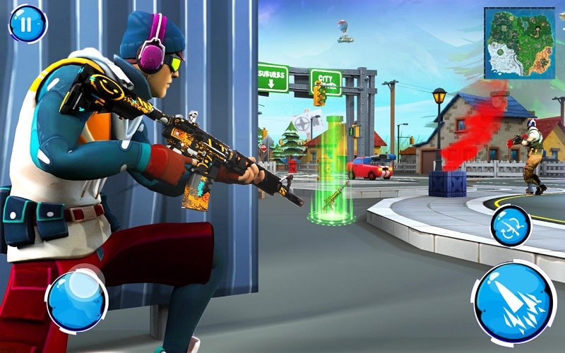 FortFight Battle Royale Shooting Survival 3D  Screenshot 3