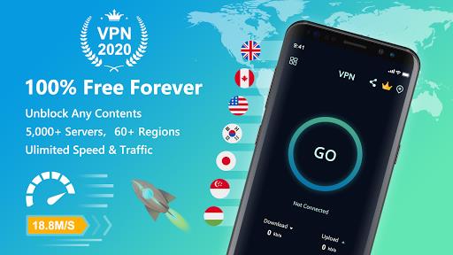 VPN Free - Unlimited Proxy & Fast Unblock Master  Screenshot 1