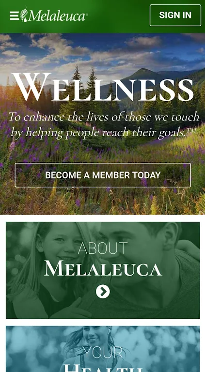 Melaleuca Login  Screenshot 1