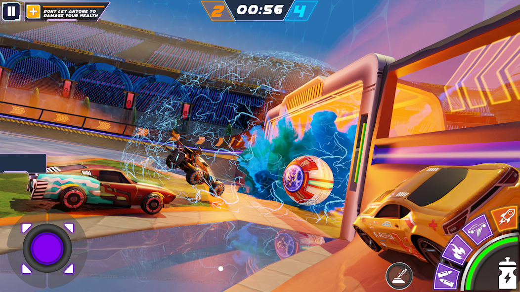 Rocket Car: Car Ball Games Mod  Screenshot 1