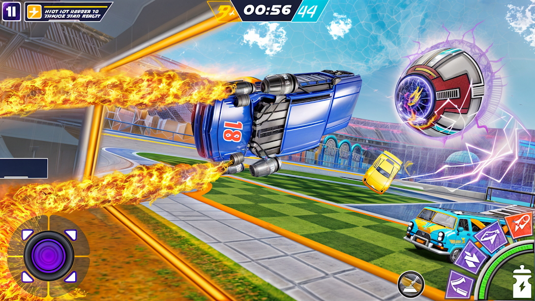 Rocket Car: Car Ball Games Mod  Screenshot 3