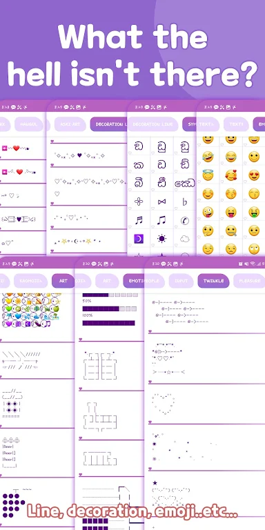 Kaomoji - Kawaii Cute Emoticon  Screenshot 3