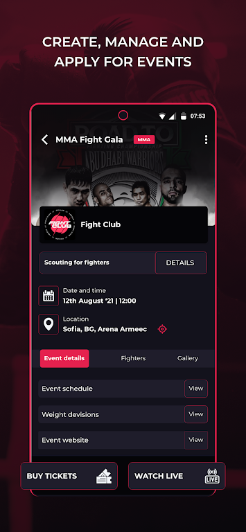 FightScout  Screenshot 4