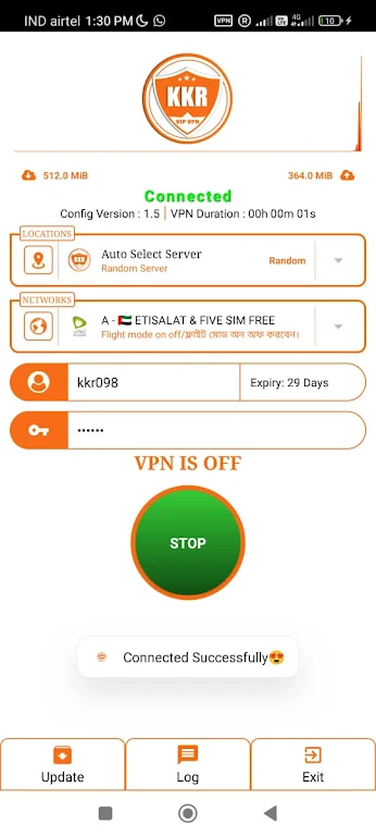 KKR VIP VPN  Screenshot 2