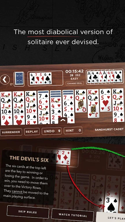 Churchill Solitaire Card Game  Screenshot 1