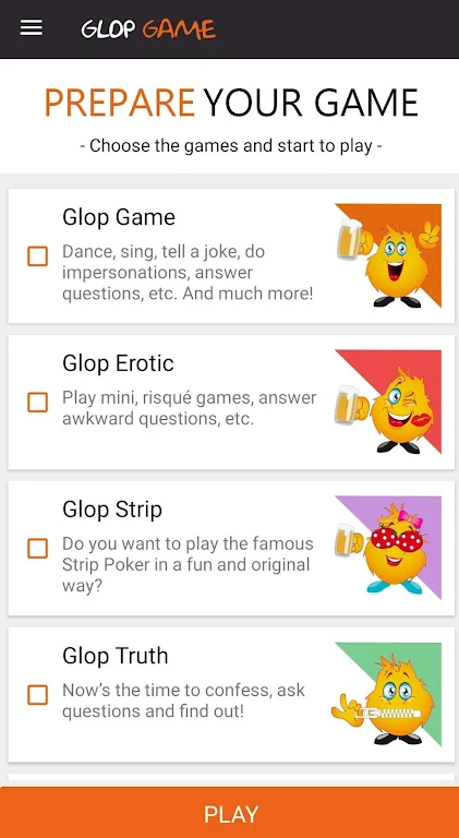 Drinking Card Game - Glop  Screenshot 3