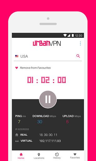 Urban Free VPN Proxy Unblocker - Best Android VPN  Screenshot 1