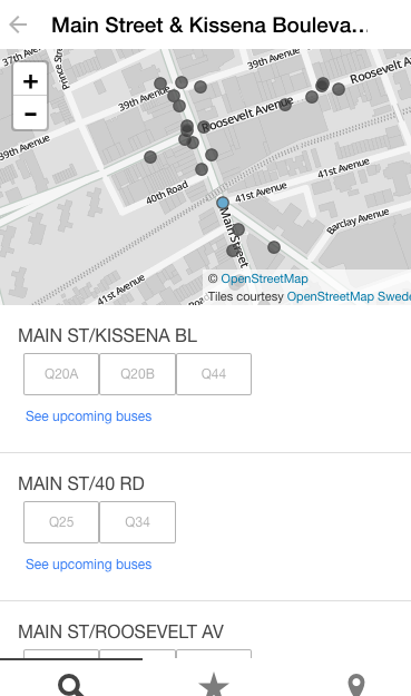 MTA Bus Time  Screenshot 4