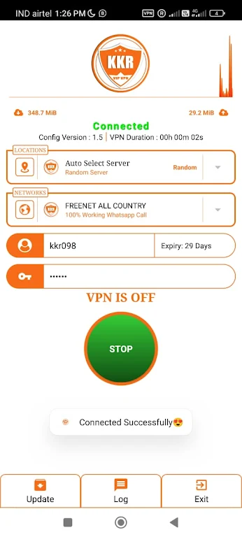 KKR VIP VPN  Screenshot 1