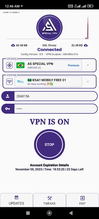 As Special Vpn  Screenshot 3