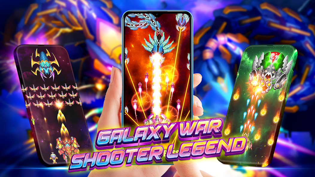 Galaxy War - Shooter Legend Mod  Screenshot 3