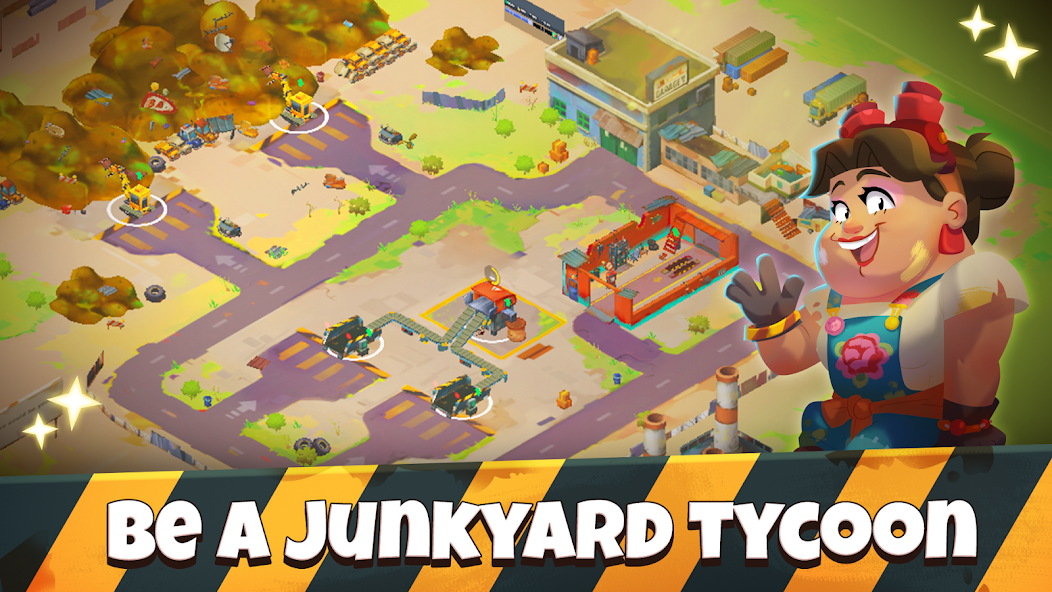 Idle Junkyard Tycoon: Empire Mod  Screenshot 1