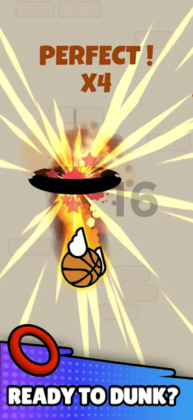 Flappy Dunk Mod  Screenshot 1