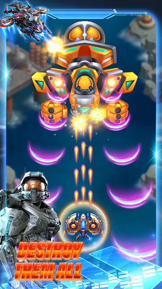 Galaxy Shooter Space Squad Mod  Screenshot 2