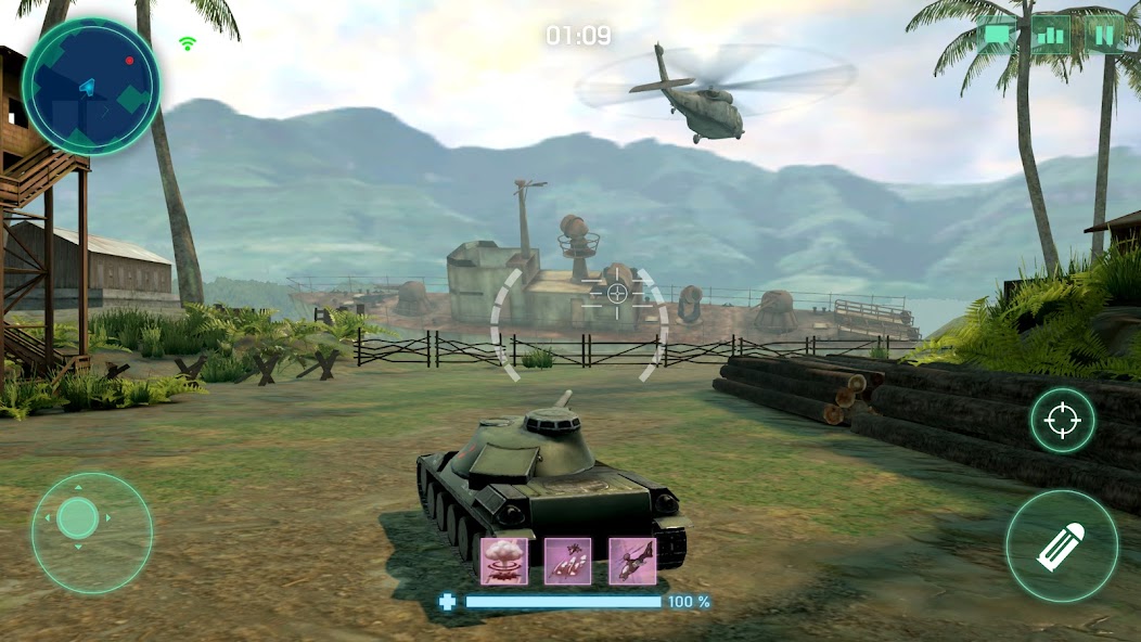 War Machines：Tanks Battle Game Mod  Screenshot 1