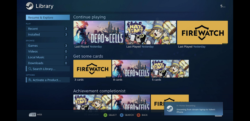 Steam Link  Screenshot 2