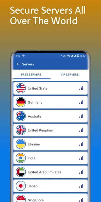 Lamp VPN - Fast & Stable VPN  Screenshot 2