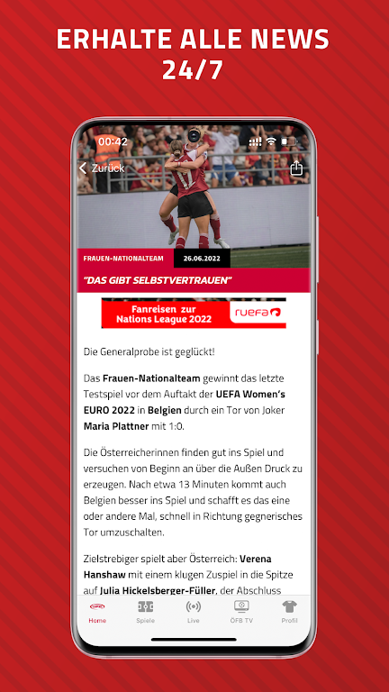 ÖFB: News, Videos & Ergebnisse  Screenshot 3