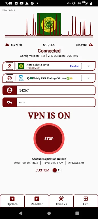 FREEDOM VIP - POR VPN  Screenshot 1