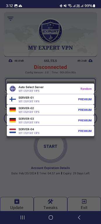 MY EXPERT VPN  Screenshot 1