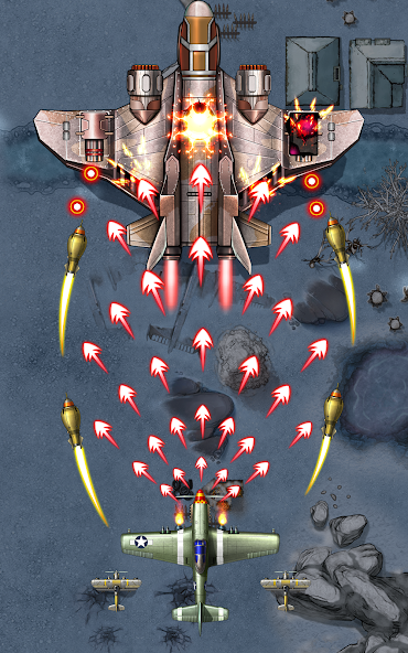 1941 AirAttack: Airplane Games Mod  Screenshot 2