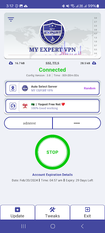 MY EXPERT VPN  Screenshot 2