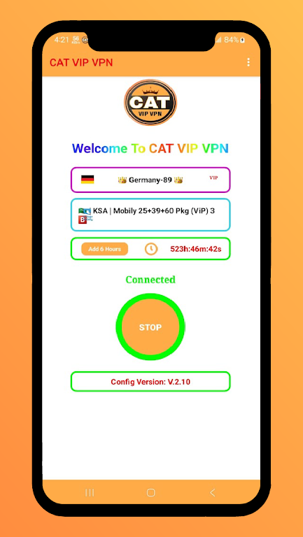 CAT VIP VPN - Super Fast Net  Screenshot 3