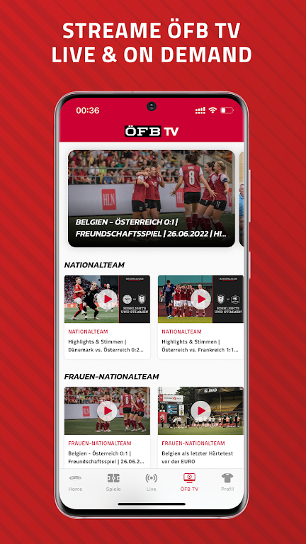 ÖFB: News, Videos & Ergebnisse  Screenshot 4