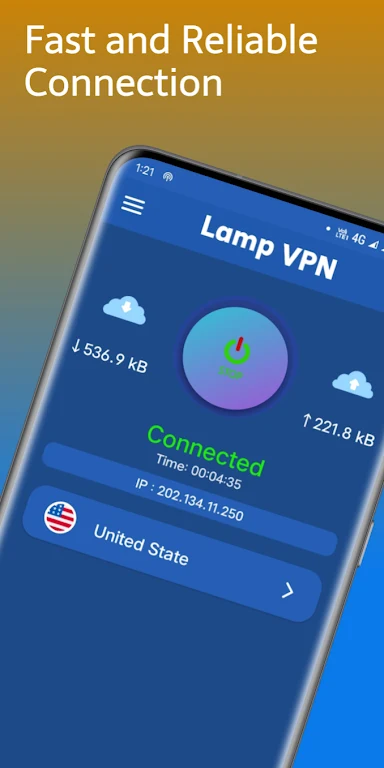 Lamp VPN - Fast & Stable VPN  Screenshot 1