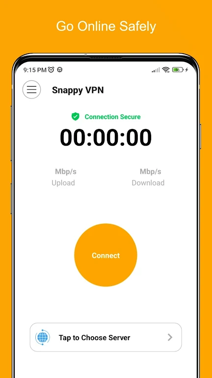 Snappy VPN-Fast, Safe VPN  Screenshot 1