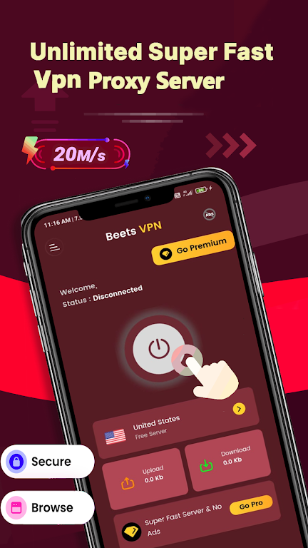 BeestVPN: Fast and Secure VPN  Screenshot 2