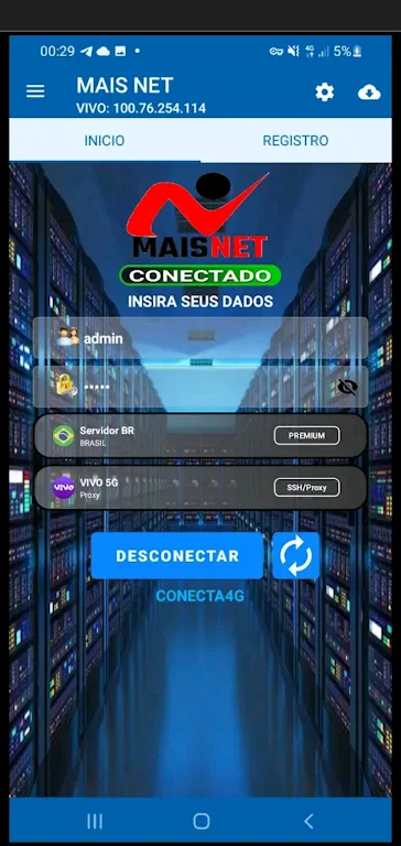 MAIS NET VPN  Screenshot 1