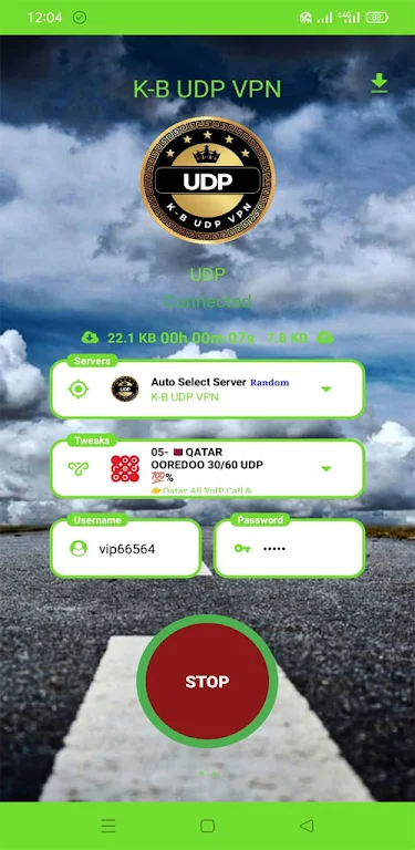 KB udp vpn  Screenshot 3