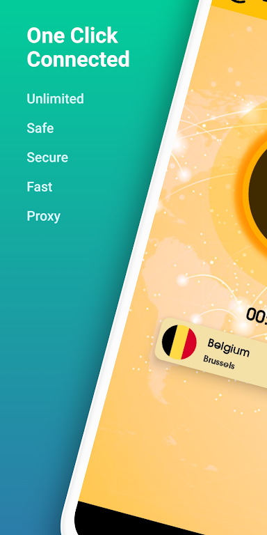 Belgium VPN: Unlimited & Safe  Screenshot 2