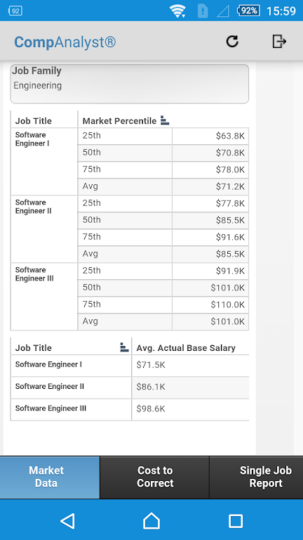 CompAnalyst Mobile  Screenshot 2