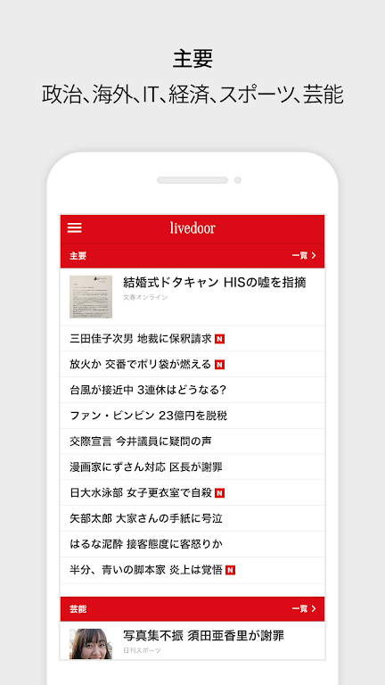 livedoor news ライブドアニュース  Screenshot 1