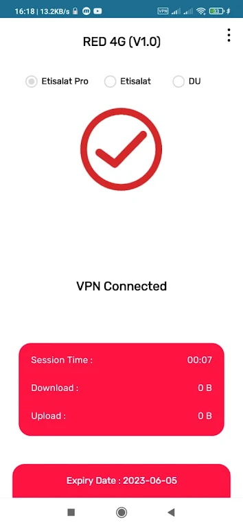 RED 4G VPN  Screenshot 3