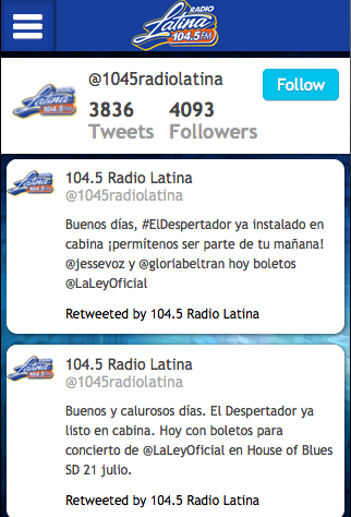 Radio Latina 104.5fm  Screenshot 1